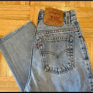 Vintage Levi Strauss Highwaisted Distressed Jeans